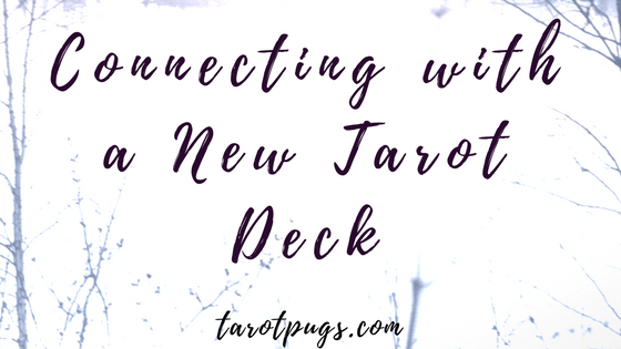 Have a new tarot deck? Find ways to bond and connect with your new tarot deck.