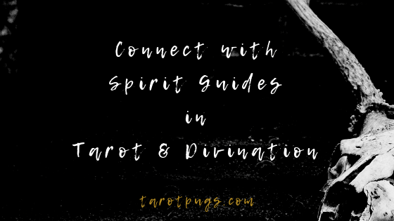 Learn how to connect with your spirit guides and other people's spirit guides through tarot and divination. #psychic #tarot #spiritguides