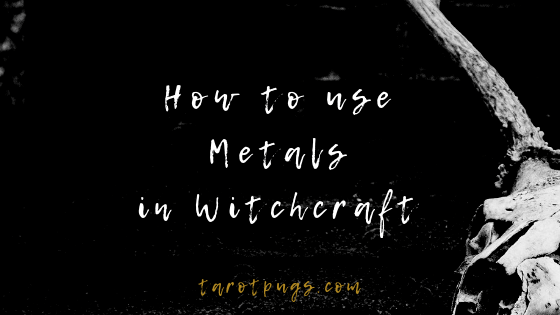 Find out the properties and how to use metals in witchcraft, magick and spells. #witchcraft